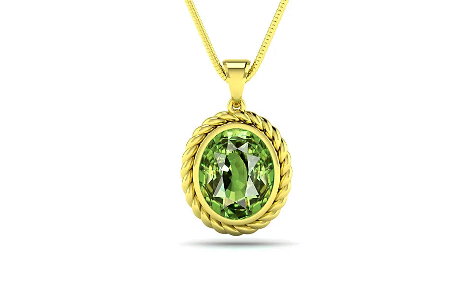 Alexandrite Yellow Gold Pendant (D16)