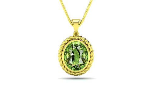 Alexandrite Yellow Gold Pendant (D16)