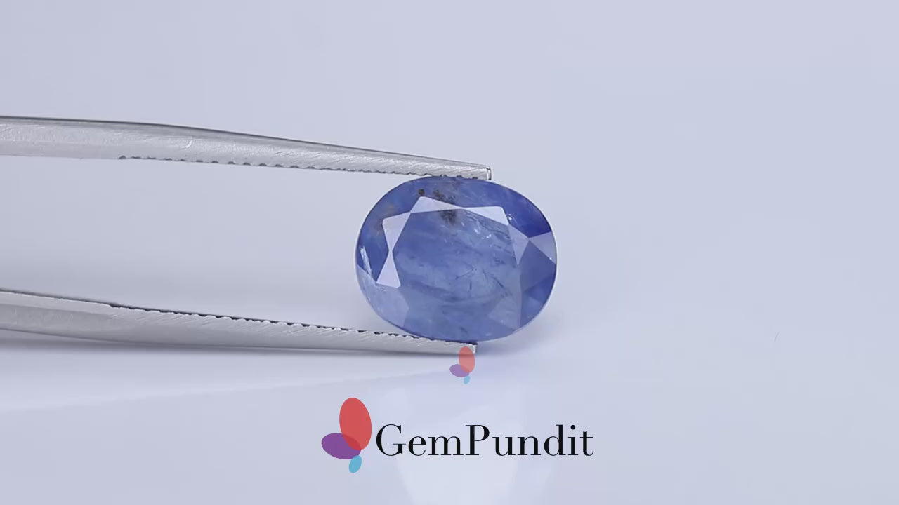 Blue Sapphire 11x9 MM - 4.48 Carats